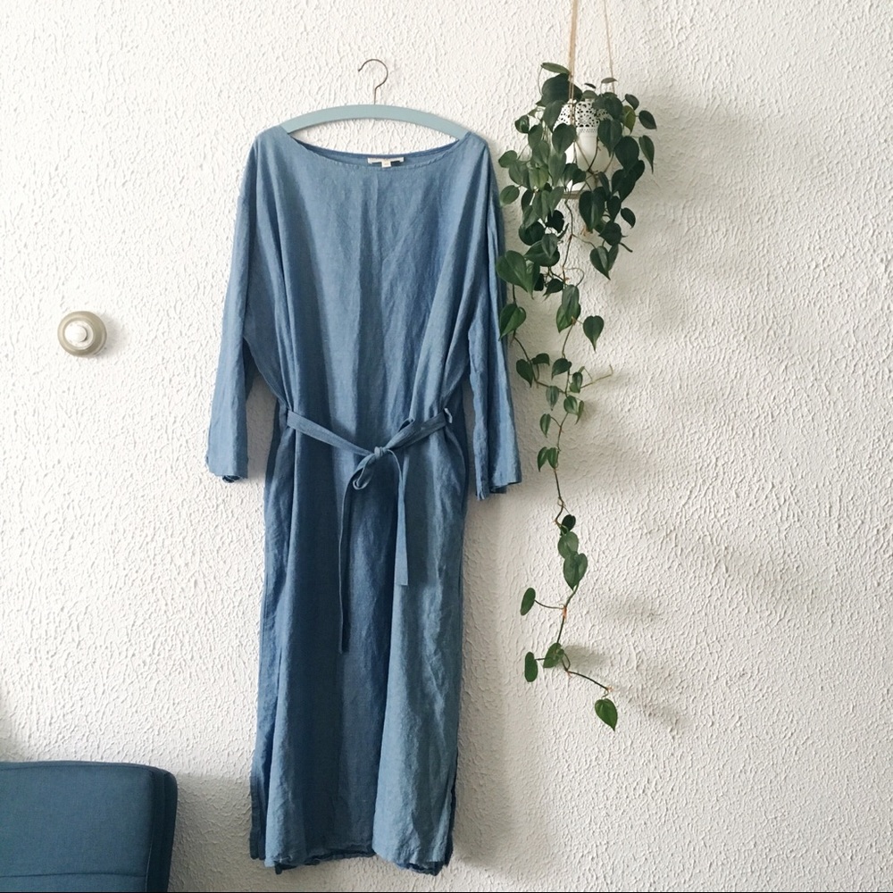 Mimu Maxi Denim Moses Dress